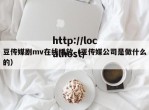 豆传媒剧mv在线播放（豆传媒公司是做什么的）